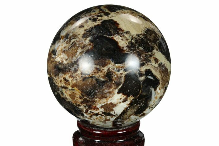 Black Opal Sphere - Madagascar #168630